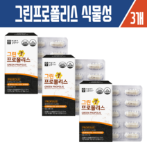해솔담 호주산그린프로폴리스 식물성캡슐 30캡슐 X3개