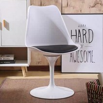 스터디 카페 의자 카페의자 스터디 카페 의자 카페의자 북유럽 식당 안락 주방 튤립 미용실 리셉션 협상 사무실 회전 커피 가구, 03 Iron chair leg3