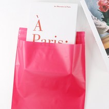 이지포장 HD 핑크색 택배봉투 24x32+4 100매] 의류 포장, 상세페이지 참조