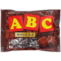 롯데 ABC초코렛 에이비씨초콜렛, 2개, 187g