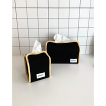 [리핏제작]벨크로 휴지케이스 각티슈 티슈커버 휴지 집들이 신혼부부선물 찍찍이, 직사각