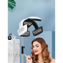 히팅기 헤어열기구 헤어샵 파마 스타일링 세팅기 머신, 수직 흰색 도금 철 베이스