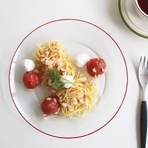 프랑스 듀라렉스 투명 유리 그릇 접시