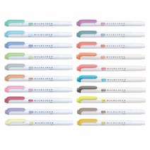 제브라)마일드 라이너 형광펜 시리즈, 1개, 노랑