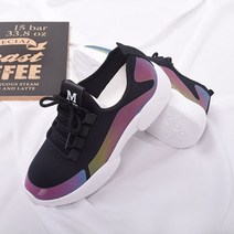 가벼운 유행하는 패션 스니커즈 러닝화 요즘 운동화 달리 2color 여자 여성 기운 필수템 기념일 선물