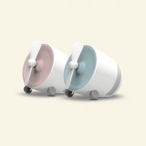 POUT-EARS1 블루투스스피커 선풍기, 블루