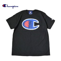 챔피온 반팔티 GT23 빅로고프린팅 그래픽티 블랙 여름티 솔리드 무지티 라운드티 유행 커플티 트렌드 루즈핏