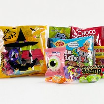 소소야 할로윈 파티 사탕 과자 간식 선물세트, 1개, 02_호박비닐