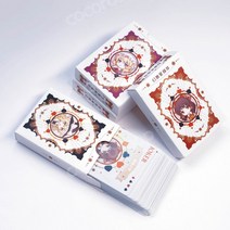 동방프로젝트 캐릭터 일러스트 트럼프 카드 게임 굿즈 2종 포토카드 동방PROJECT 하쿠레이 레이무 마리사 스칼렛 사쿠야 플랑 ZUN 동인, 2종 세트