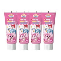 캐치티니핑 튼튼티니핑 [4개 무료배송] 어린이 치약 80g 천연딸기맛 4개
