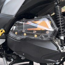 2022 XMAX300 튜닝 에어클리너 케이스 투명 에어필터 커버 야마하 엑스맥스 17-22년, Smog - 스모그