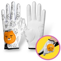 카카오프렌즈골프 라이언 아동 골프장갑 양손 16호 17호 18호, 선택1 라이언 아동 골프장갑