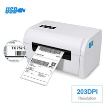 데스크탑 열 라벨 프린터 40-110mm 너비 USB 블루투스 호환 DHL 이베이 Shopify 패키지 바코드 스티커, [01] USB, [01] EU 플매트 카펫 러그
