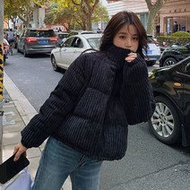 [디아리스] 여성 겨울 숏패딩 푸근푸근 골덴 점퍼 931B