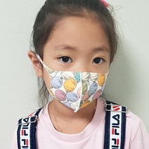 블랙마스크 유아동 3d 입체 마스크 풍선 M (4세~7세) 키즈용마스크 베이비용 귀여운마스크 프린트마스크 침방울차단, 1개