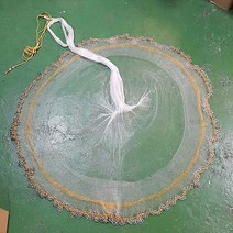 만데이 경심투망 민물투망 바다투망 그물망 어망 낚시용품3종 투망, 중형