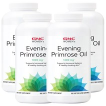 GNC Womens Evening Primrose Oil 1300 180 Softgels 달맞이꽃종자유 180정 4병