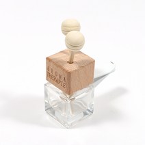 차량용 디퓨저 용기 우드사각 리드세트 5ml 클립