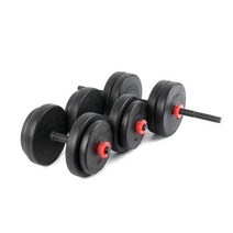 [바투스포츠] 블랙M 23Kg 조립아령 덤벨세트(M323A), M323A