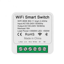 원격제어 스마트 스위치 봇 컨트롤러 홈 오토메이션 CORUI Wifi 16A 미니 지원 2 방향 타이머 무선 Alexa Google, 없음, 1.1pcs