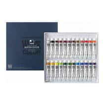 신한 수채화물감 24색 7.5mL-개(1개입), 상세페이지 참조