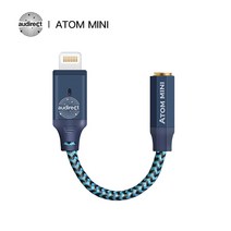 Audirect ATOM MINI MQA ES9280AC PRO 칩 MFI 지원 DSD512 32bit/768kHz HiFi 휴대용 USB DAC 증폭기, Lightning with adapter