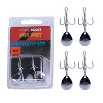 어시스트훅 농어지그헤드 갈치루어채비AS 4pcs 고음 날카롭게 물고기 후크 4 #6 미끼 낚시 전복 된 높은 탄, 01 4pcs_01 4