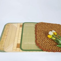 대나무 방석 쇼파방석 여름방석 5종(택1), 플라워 대방석