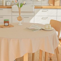 데일리라이프 체크 방수 식탁보, 19)슬램핑크(패브릭), 정사각(110x110)