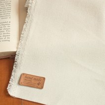 혜인천 대폭 10수 캔버스 면원단 가방 소품원단 [광목색 백아이보리색], 백아이보리색