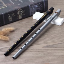 아이리쉬 휘슬 플루트 전통 C톤D톤 클라리넷 메탈수입, C 키 블랙  프로페셔널 튜토리얼 선물 패키지