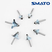 스마토 목공 트리머비트 트리머날 홈파기 (둥근면), 1. 트리머비트 R3