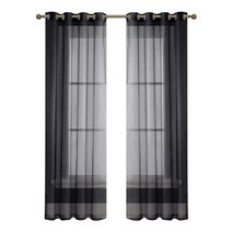 실커튼 현관발 창문발 보일 쉬어 야외 방수 pergola 파티오 작은 구멍 정원 흰색 얇은 명주 그물 거 cortinas