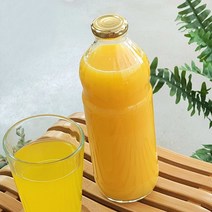 유리병 주스병-1000(입구좁은) 공병 bottle 델몬트병, 철캡 실버