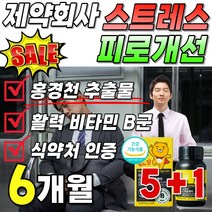 식약처 인증 스트레스 피로 개선 피로 케어 제약회사 홍경천 추출물 비타민 비군 영양제 영양재 식약청 인정 활력 에너지 포뮬러 플러스 50대 여성 먹기쉬운 작은 프리미엄 골드 로사빈