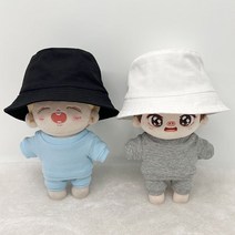 티니숲속 10cm 15cm 20cm인형옷 벙거지 모자 아이돌, 블랙, 20cm, 블랙