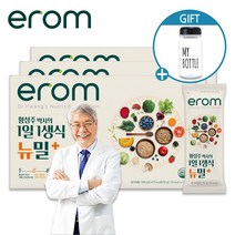이롬 황성주 1일1생식 뉴밀플러스 63포-식사대용 발효생식 미숫가루, 30g, 63포