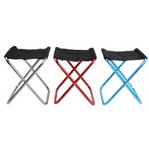 KOOLMAN(쿨맨) 초경량 폴딩 미니체어, 바베큐 폴딩 미니체어 - 레드