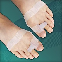 [1등급의료기기] 신발에 쏙~ 어디서나 교정! 무지외반증 실리콘 발가락 교정기 양발용 1세트, 라이트코아 M (255mm 부터)