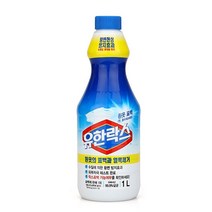 ⓖ 유한락스 흰옷 표백과 얼룩제거 1L/ 황변 GЯ//SVP 유한락스, RЯ 유한락스 흰옷표백 1L