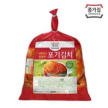 종가집 포기김치 5kg (냉장), 1개