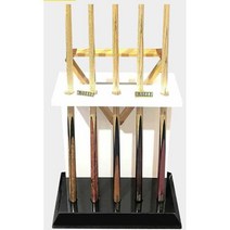 업소용 포켓볼 당구대 큐대 거치대 보관대 거치함 랙, 폴 랙 화이트블랙
