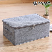 인블룸 1+1세트 북유럽 패브릭 수납정리함 소형, 브라운