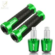 스즈키 용 GSXR125 GSX-R 125 바이크 오토바이 핸들 바 그립 엔드 액세서리, [06] green green black