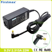 노트북 어댑터 충전기 5v1a 19v c타입 직류 전원 장치 9 5v 2 315a 22w ac 04g26b000220 24w as03 ad59230 for asus eee pc, 없음