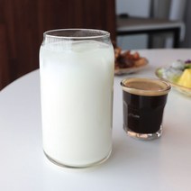 H 유리캔 500ml VV 캔 유리 컵 비어 잔, H유리캔 500ml 10P