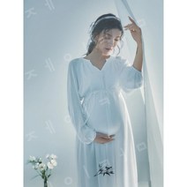 임산부 만삭 촬영 원피스 셀프 드레스
