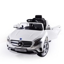 벤츠 GLA-CLASS 풀옵션 유아전동차 아기자동차 조카선물, 화이트 (PU바퀴+가죽시트 풀옵션