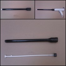 분체도장 파우더코팅 스프레이건 파우더 코팅 기계 정전기 스프레이 건 연장 방출 바늘 노즐 슈트 용, 한개옵션0