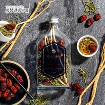 청년농부들 담금주키트 온정성담아 선물세트 (야관문+황기+대추) 양주병 500ml, 단품